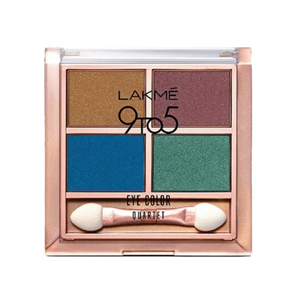 Lakme 9 to 5 Eye Color Quartet Eye Shadow, Mystic Nudes, 7 gm