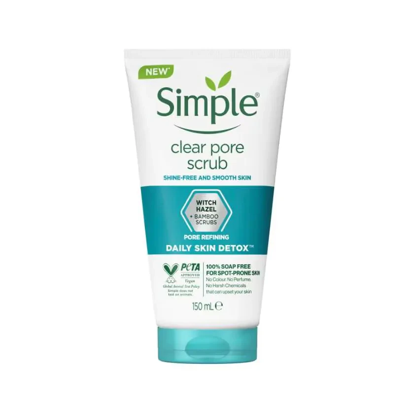 Simple Daily Skin Detox Clear Pore Scrub 150ml