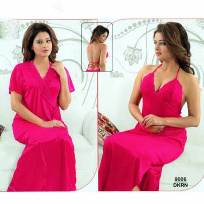 Princess Nightwear Two Part Nighty-9006 DKRN