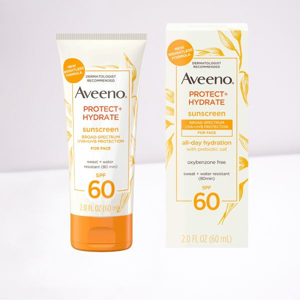 Aveeno Protect+Hydrate Broad Spectrum Sunscreen SPF 60