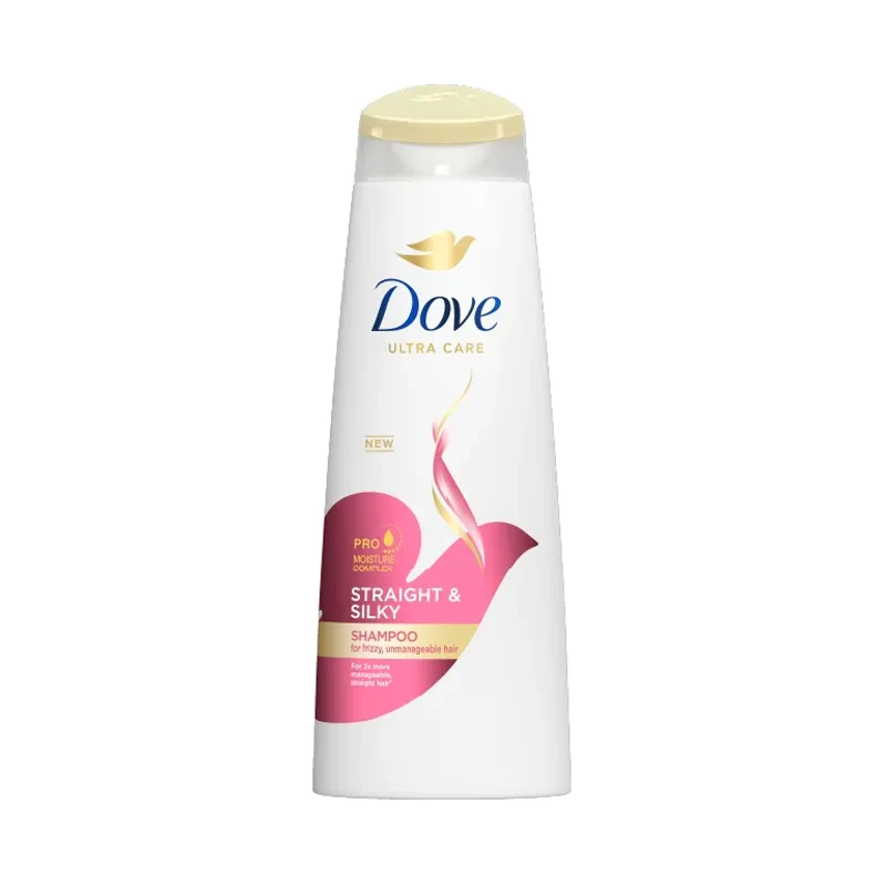 Dove Ultra Care Straight & Silky Shampoo For Frizzy, Unmanageable Hair  330 ml