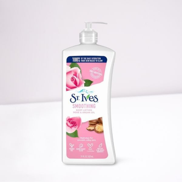 St. Ives Rose and Argan Oil Smoothing Body Lotion 621 ml