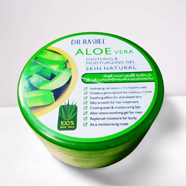 Dr. Rashel Aloe Vera Soothing & Moisturizing Gel Natural Face & Body - 300g