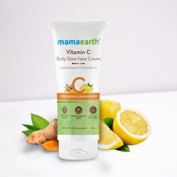 Mamaearth Vitamin C Daily Glow Face Cream 80g