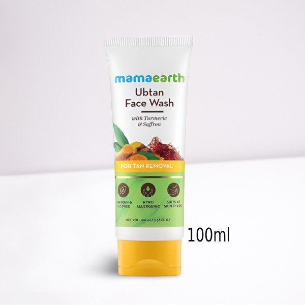 Mamaearth ubtan Face Wash for Tan Removal 100ml