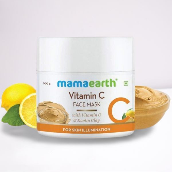 MamaEarth Vitamin C Face Mask With Vitamin C and Kaolin Clay 80ml