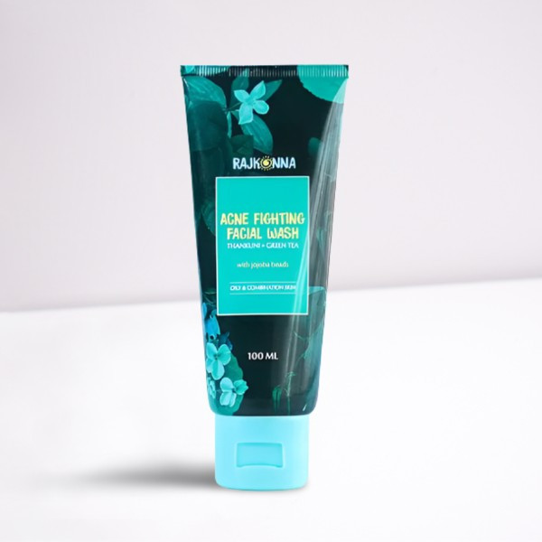 Rajkonna Acne Fighting Facial Wash With Jojoba Beads 100ml
