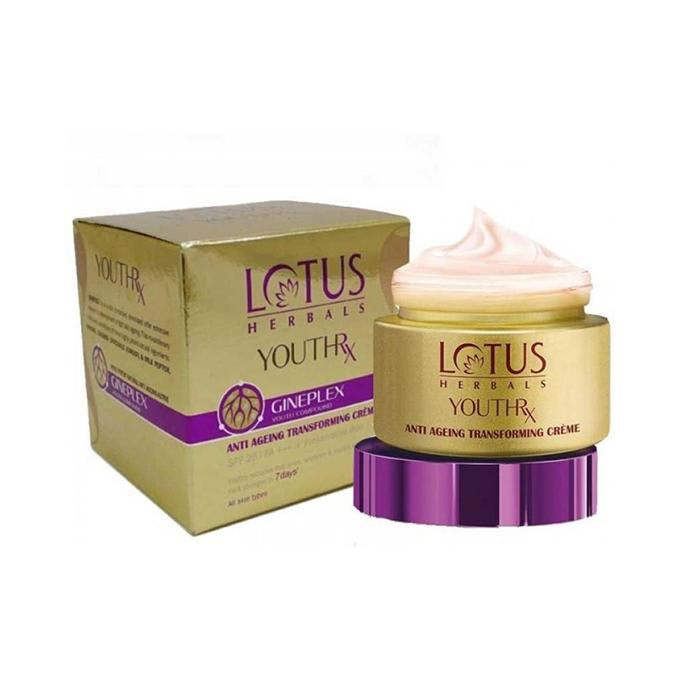 Lotus Herbals Youth Gineplex Compound Anti-Ageing Transforming Cream 50g