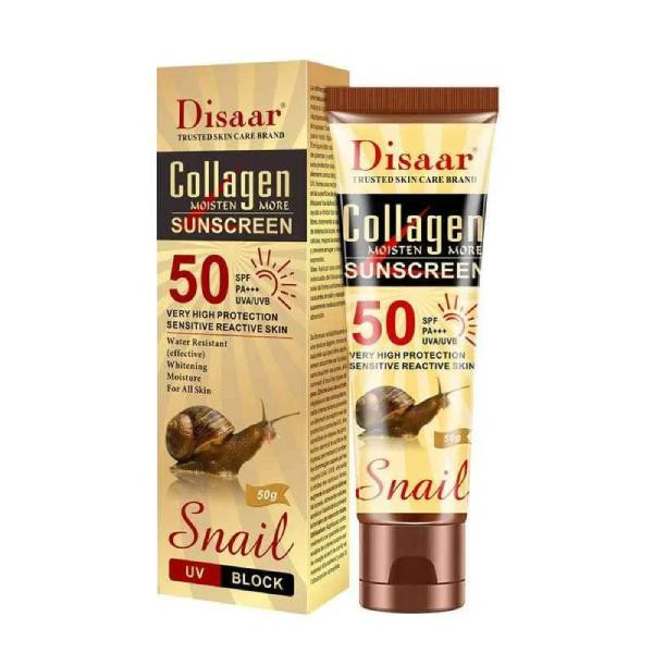 Disaar Collagen Sunscreen Cream with SPF 50, 50 gm