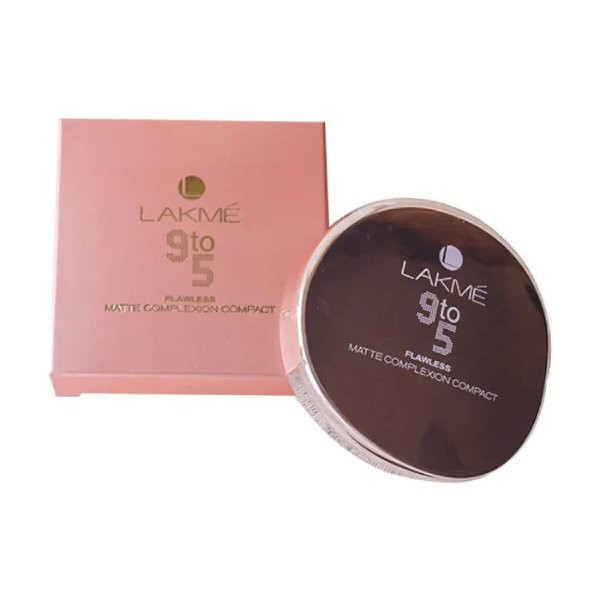 Lakme 9 to 5 Flawless Matte Complexion Compact – Apricot