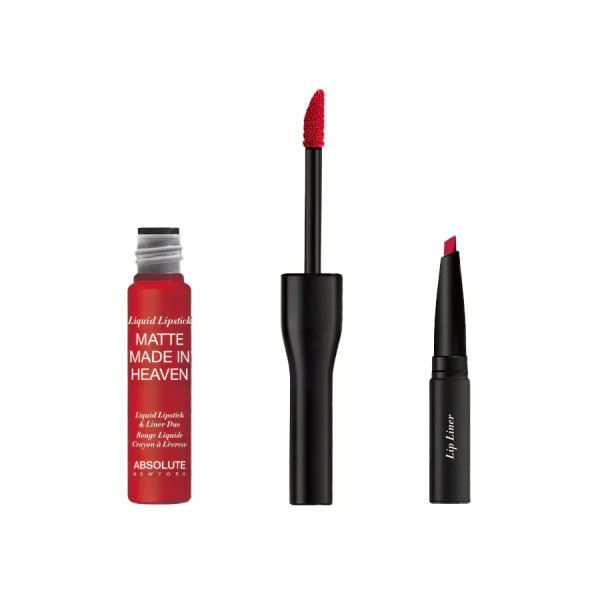 Absolute New York Matte Made In Heaven Liquid Lipstick & Liner Duo-Fever MLIH04