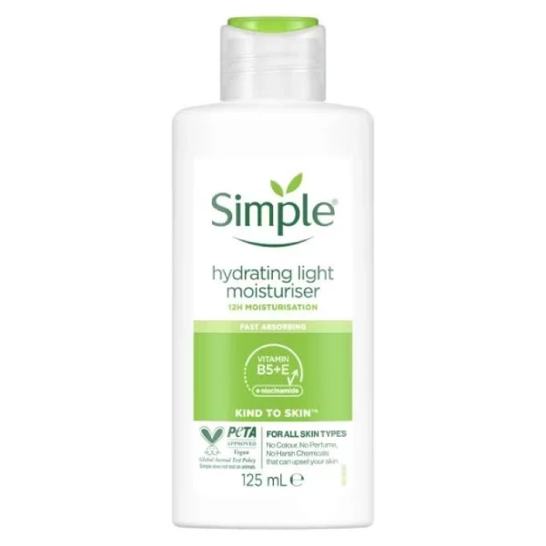 Simple Kind to Skin Hydrating Light Moisturiser 125ml