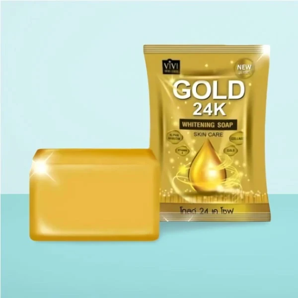 Vivi Skin Care Gold 24K Whitening Soap 80g
