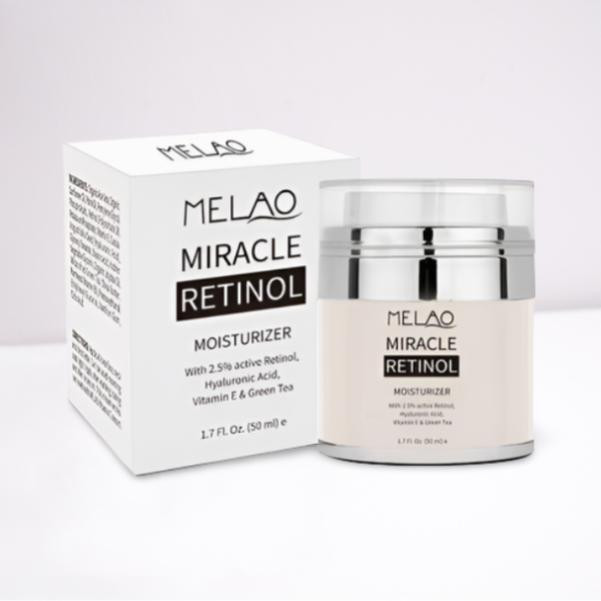 Melao Miracle Retinol Moisturizer Cream for Face – Anti Wrinkle Night & Day Moisturizing Cream 50ml
