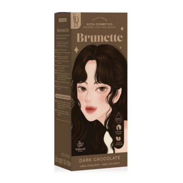 Kota Cosmetics Hair Color Cream-Brunette