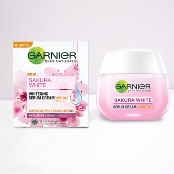 Garnier Sakura White Whitening Serum Cream 50ml – SPF30