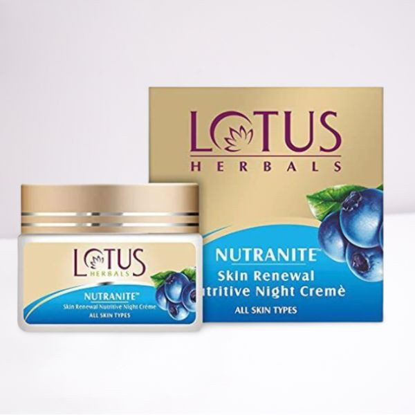 Lotus Herbal Nutranite Skin Renewal Nutritive Night Cream - 50g