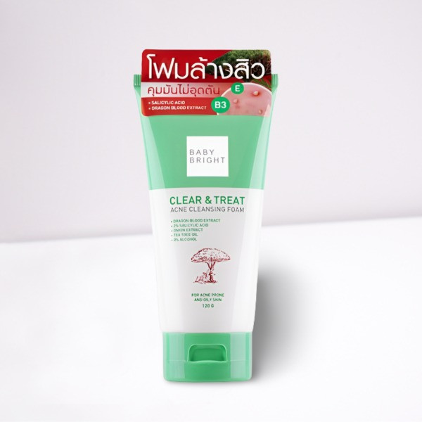 Baby Bright Clear & Treat Acne Cleansing Foam 120g