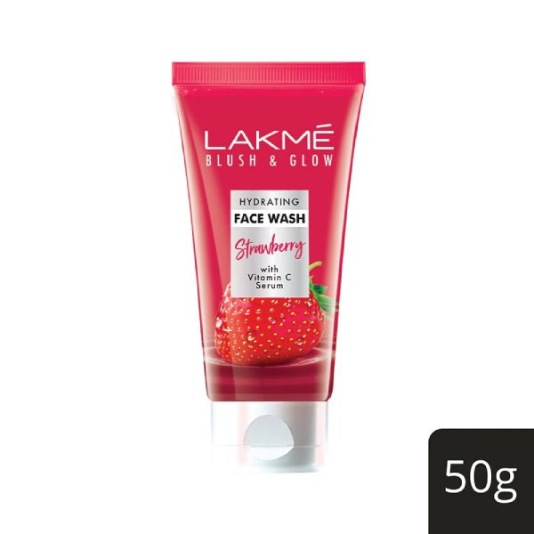 Lakme Blush And Glow Face Wash Strawberry 50G