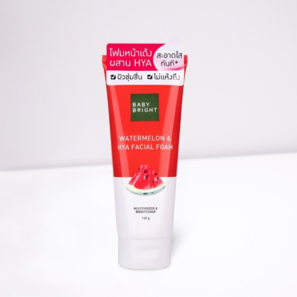 Baby Bright Watermelon & Hya Facial Foam 160g