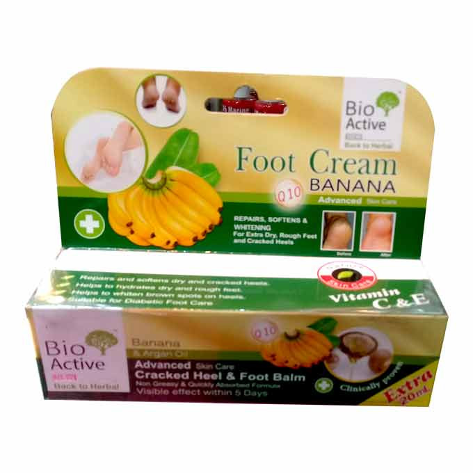 Bio Active Foot Cream Banana & Argan Oil Q10