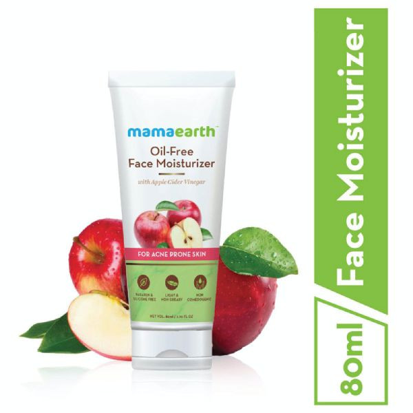 MamaEarth Oil-Free Moisturizer For Face With Apple Cider Vinegar For Acne Prone Skin -80ml