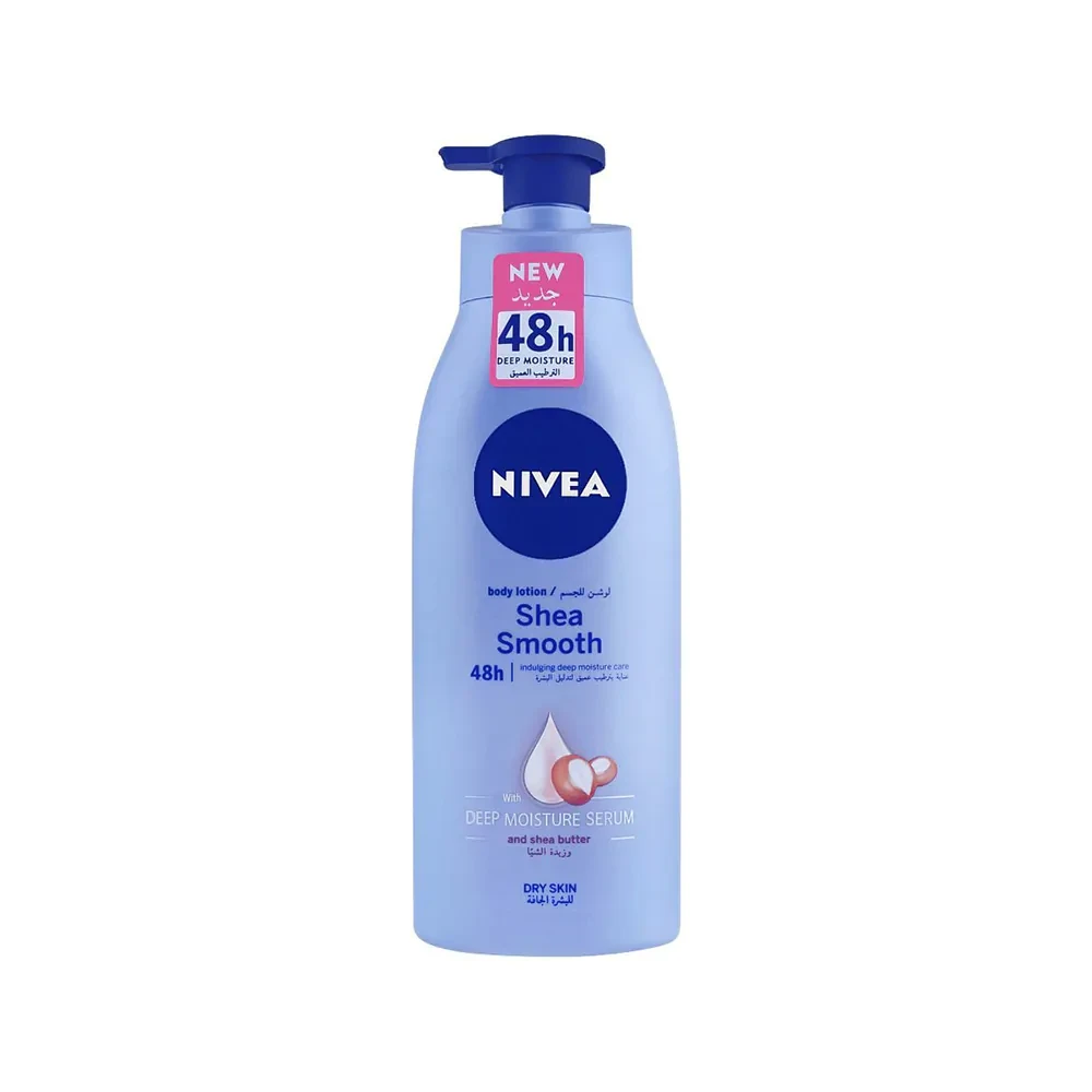 Nivea Shea Smooth Dry Skin Body Lotion With Deep Moisture Serum